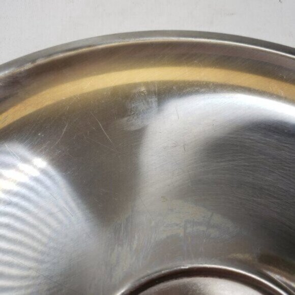 Oneida Stainless Chip and Dip Platter Bowl Simple Classic Party Celebrat… - Picture 5 of 13